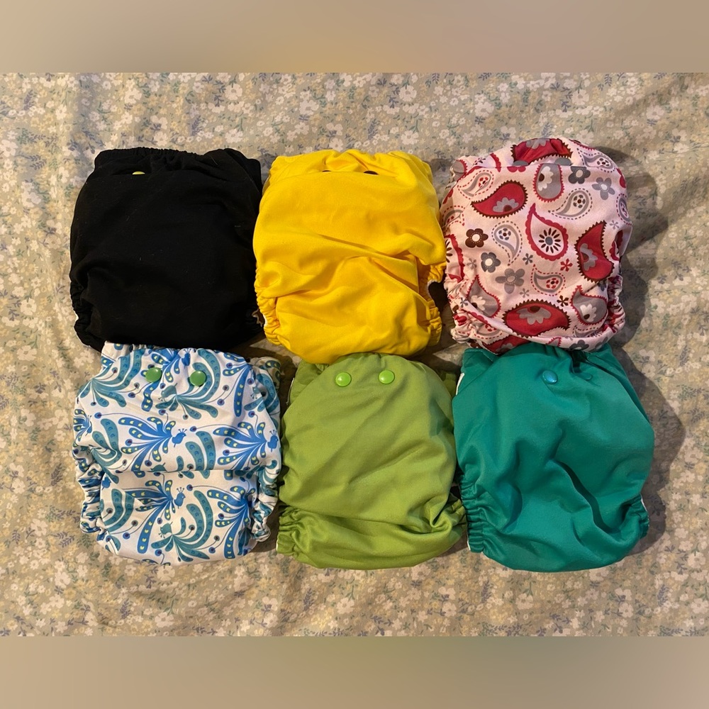 Sweet Pea Bamboo All In One Cloth Diapers - Picture 3 of 5